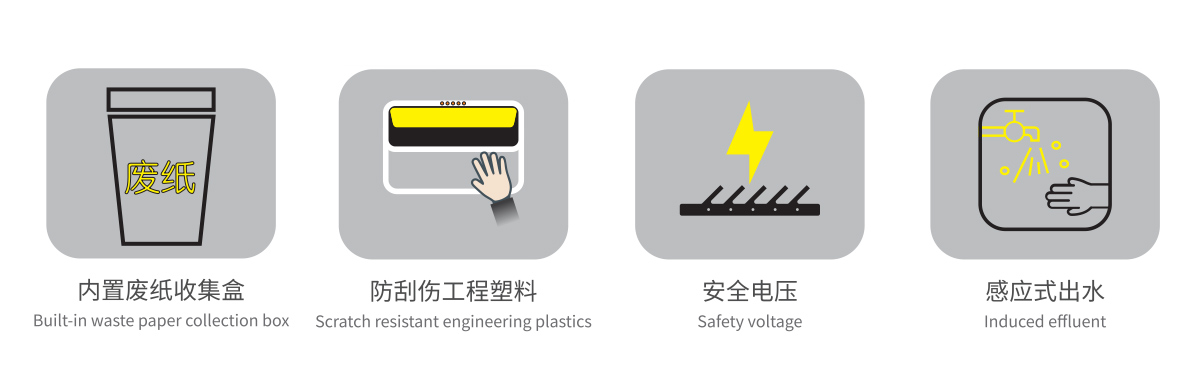 垃圾分類桶外掛式洗手池產(chǎn)品功能